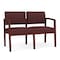 Lesro 2 Seat Tandem Seating W/ No Center Arm, 44 in W 26 in L 31.5 in H, Lenox Series LW2101 - alternate 1